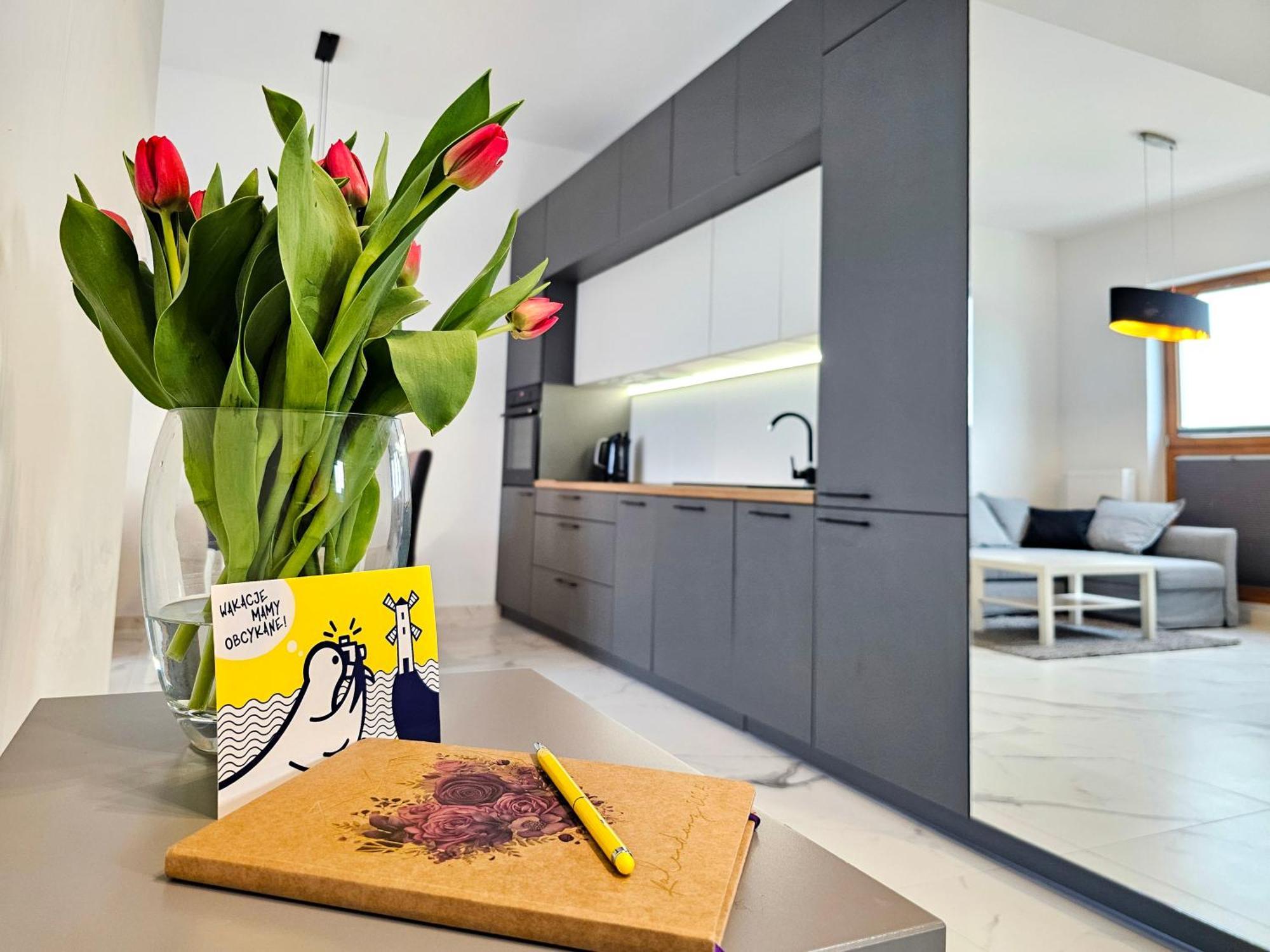 Visit Baltic - Platan Tower Grey Apartment ชวีโนวิชแจ ภายนอก รูปภาพ