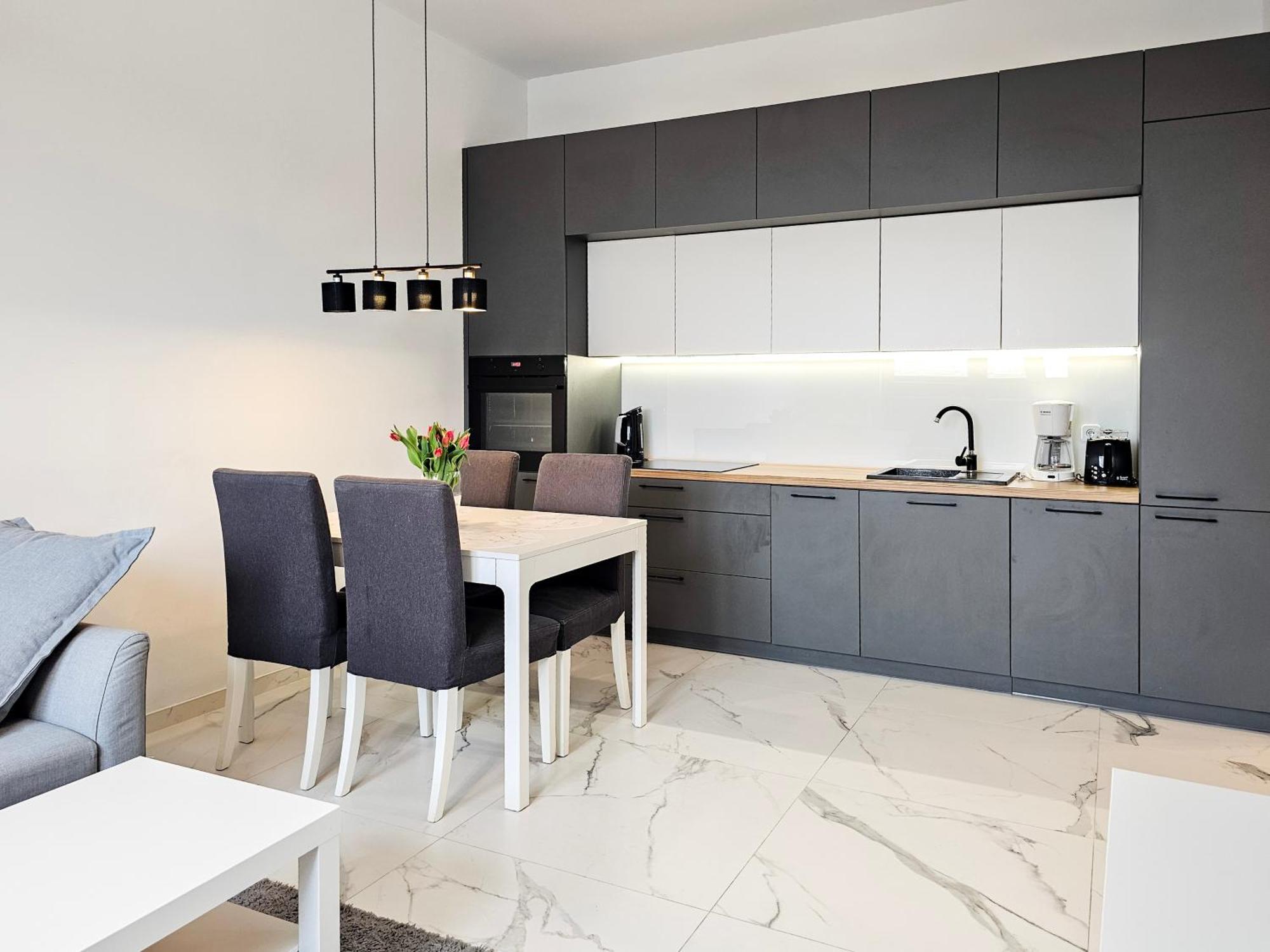 Visit Baltic - Platan Tower Grey Apartment ชวีโนวิชแจ ภายนอก รูปภาพ